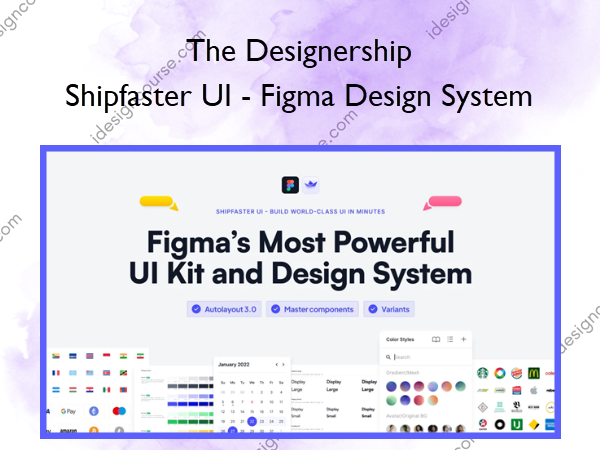 Shipfaster UI - Figma Design System – The Designership