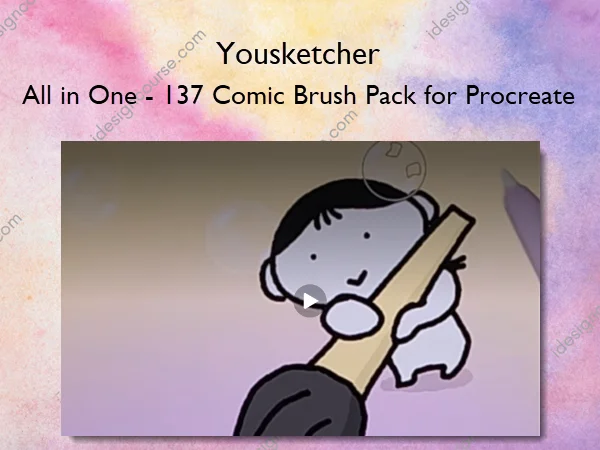 All in One – 137 Comic Brush Pack for Procreate – Yousketcher