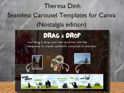 Seamless Carousel Templates for Canva (Nostalgia edition) – Theresa Dinh